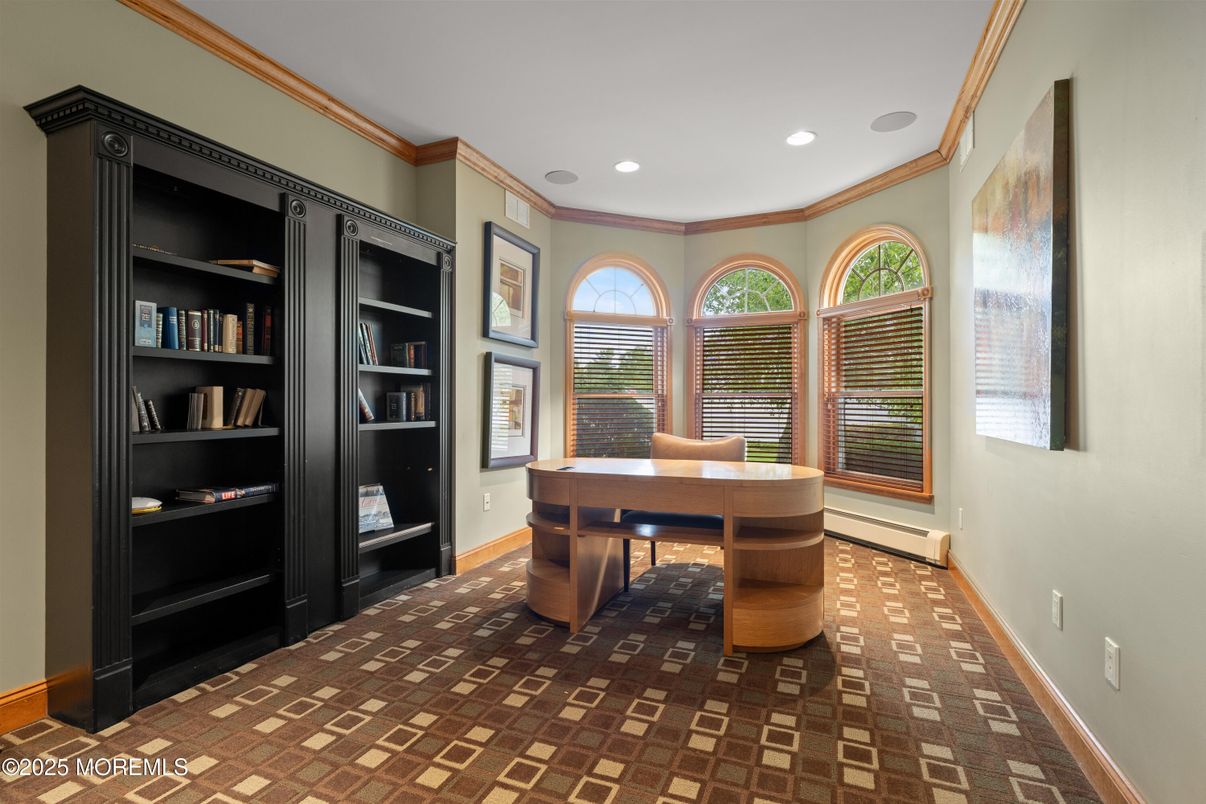 Home Office, Interior, Recessed Lighting