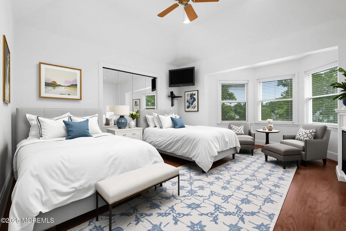 Bedroom, Interior, Wood Texture Flooring