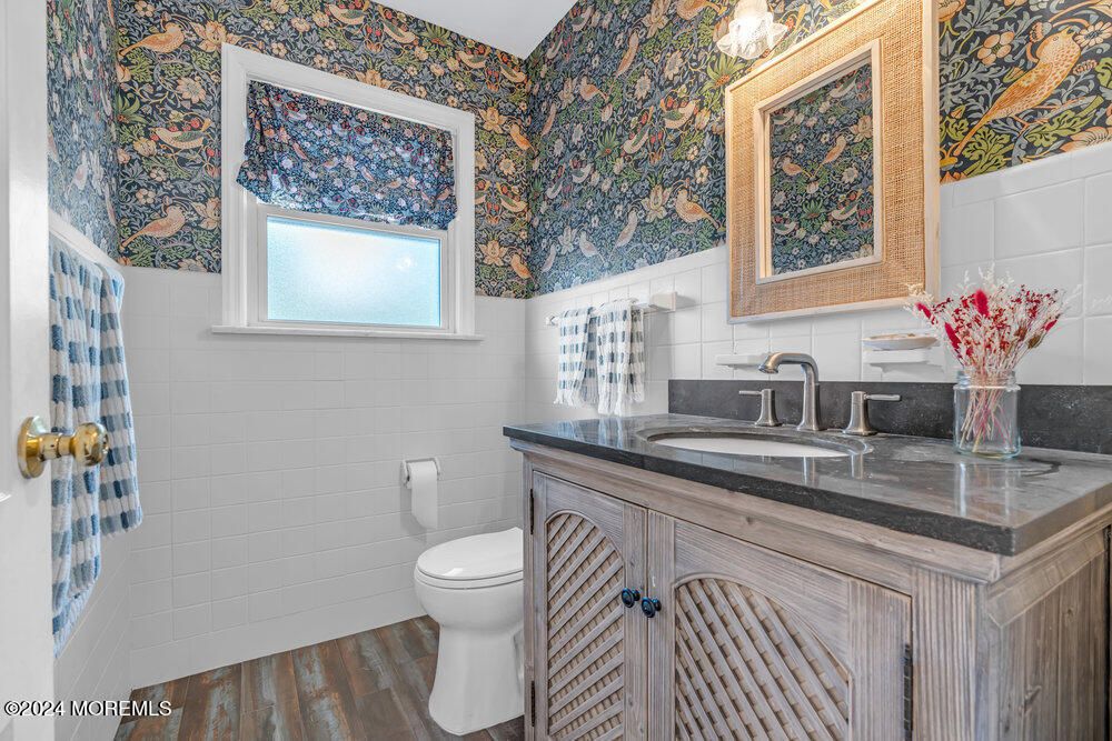 Bathroom, Interior, Wood Texture Flooring
