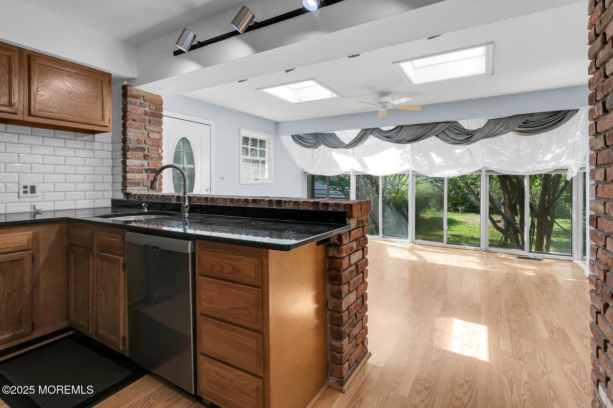 Interior, Kitchen, Wood Texture Flooring