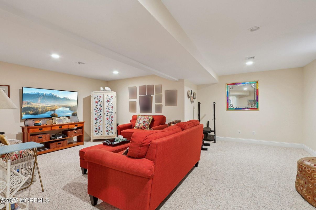 Interior, Living room, Recessed Lighting