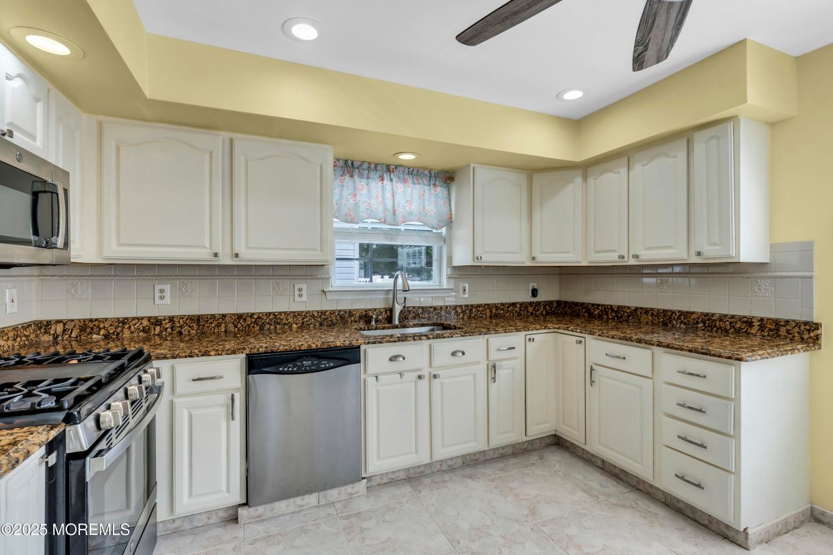 Interior, Kitchen, Recessed Lighting, Stainless Steel Appliances