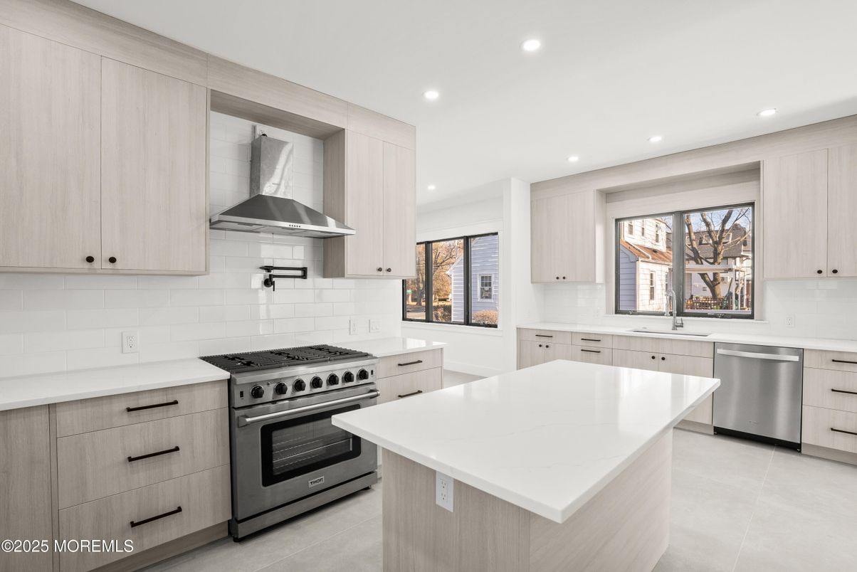 Interior, Kitchen, Recessed Lighting, Stainless Steel Appliances