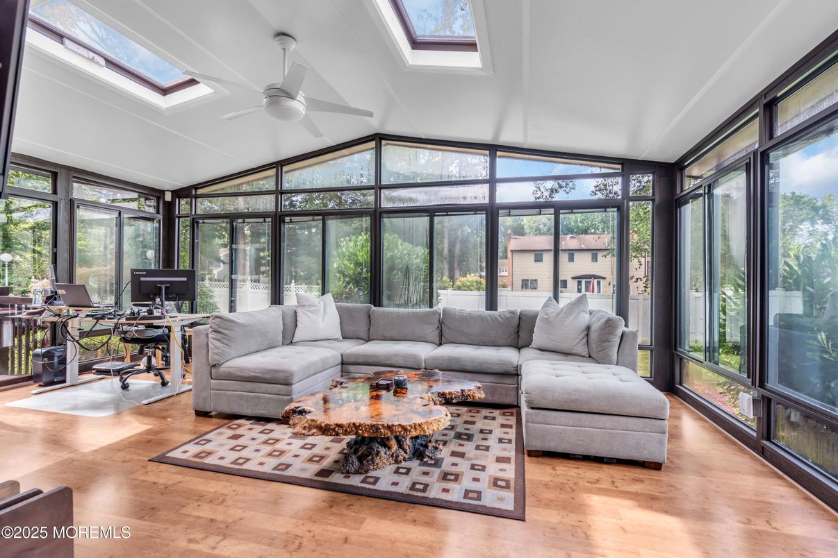 Home Office, Interior, Living room, Sun Room, Wood Texture Flooring