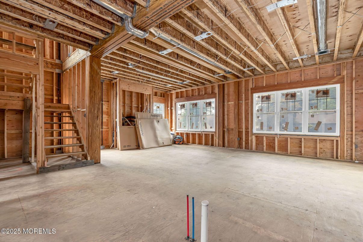 Empty room, Interior, Wooden Beams, Wooden Ceilings, Wooden Walls