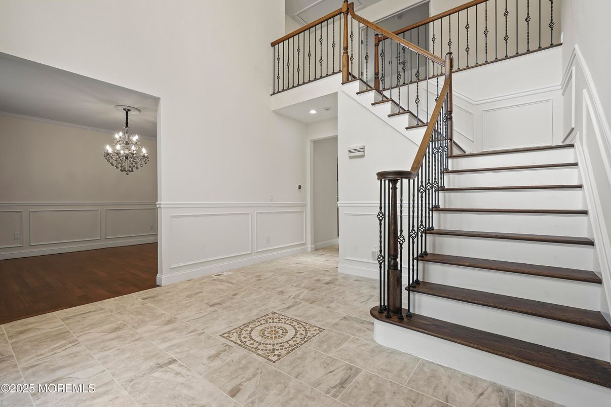 Chandelier, Interior, Wood Texture Flooring