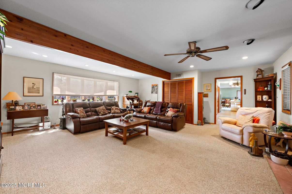Interior, Living room, Recessed Lighting