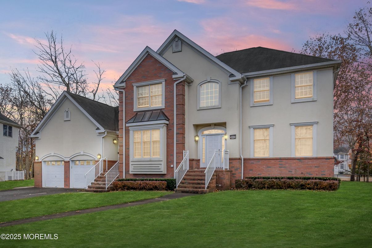 Attached, Exterior, Facade, Brick Facade, Farmhouse