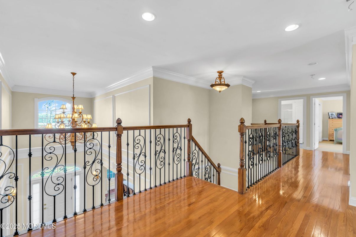 Chandelier, Interior, Recessed Lighting, Wood Texture Flooring