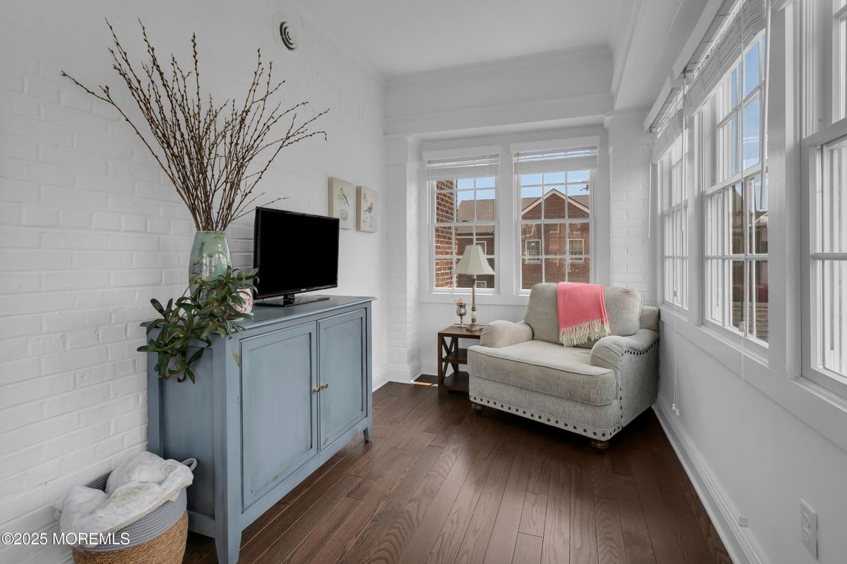 Interior, Stone Walls, Wood Texture Flooring