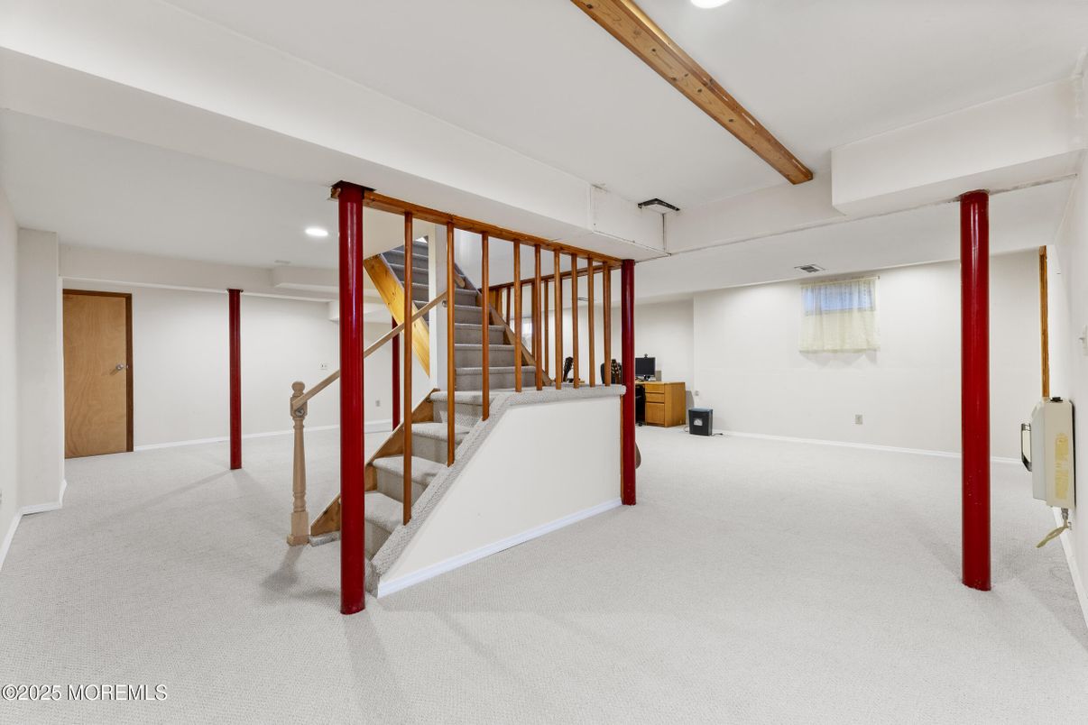 Interior, Recessed Lighting, Wooden Beams