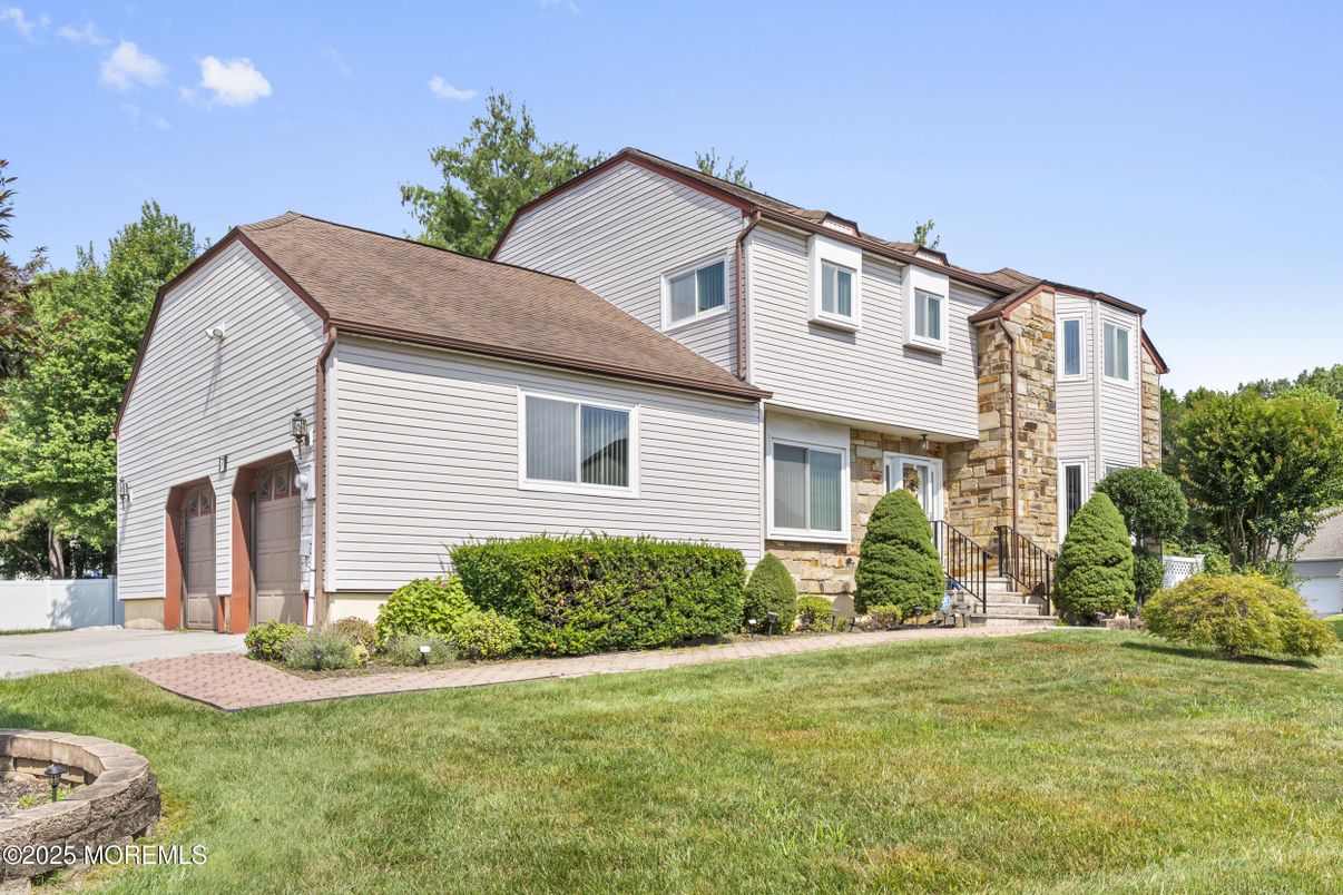 Attached, Backyard, Exterior, Facade, Farmhouse