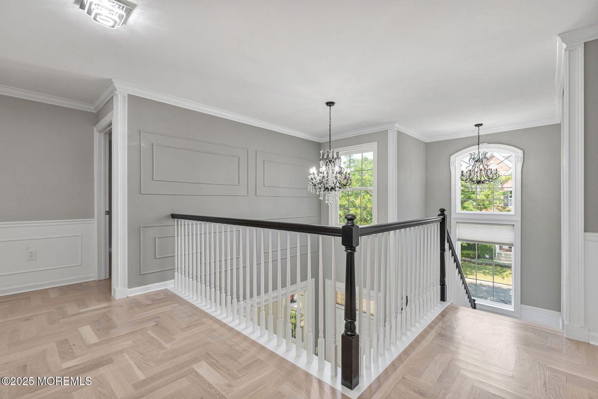 Chandelier, Interior, Wood Texture Flooring