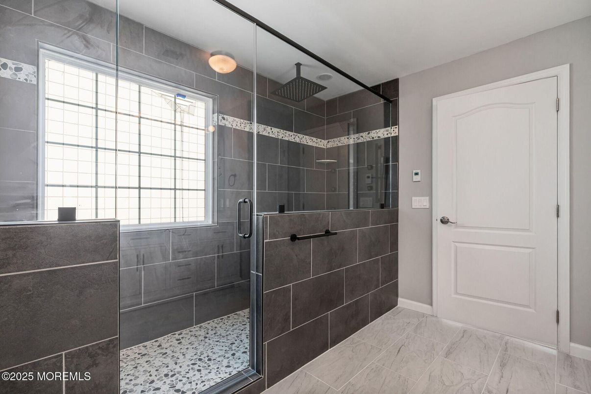 Bathroom, Glass Shower, Interior, Marble
