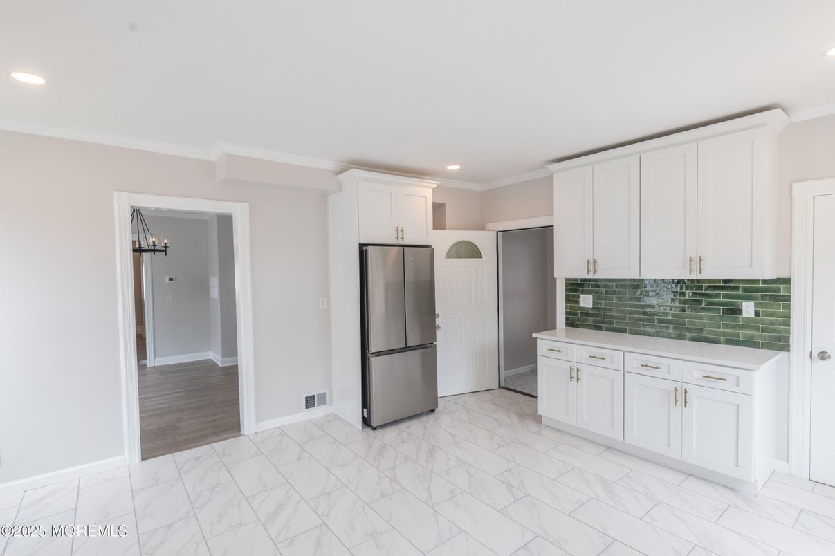Interior, Kitchen, Marble, Recessed Lighting