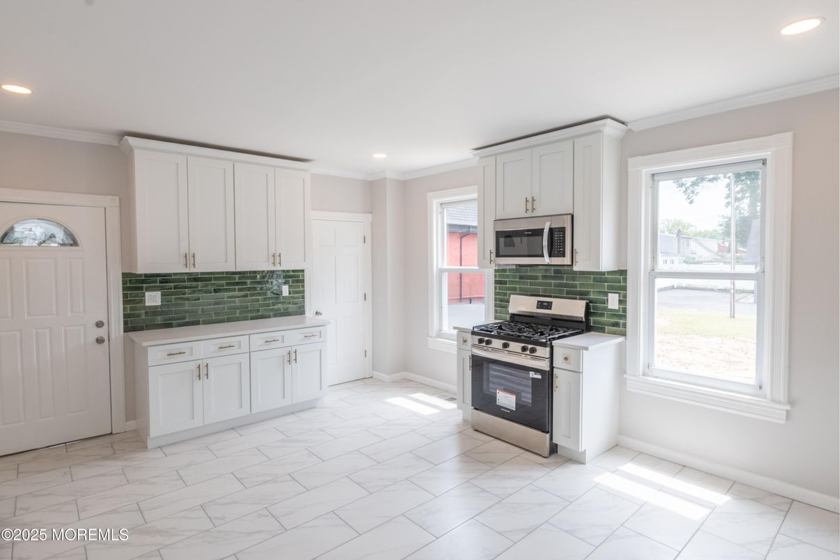 Interior, Kitchen, Marble, Recessed Lighting