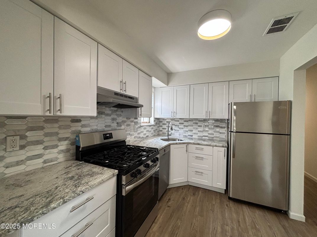 Interior, Kitchen, Wood Texture Flooring