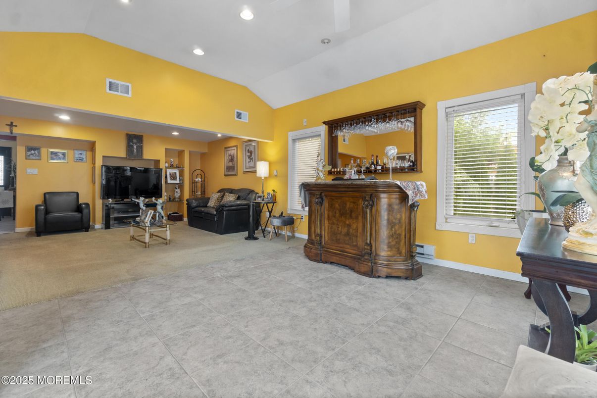 Interior, Living room, Recessed Lighting