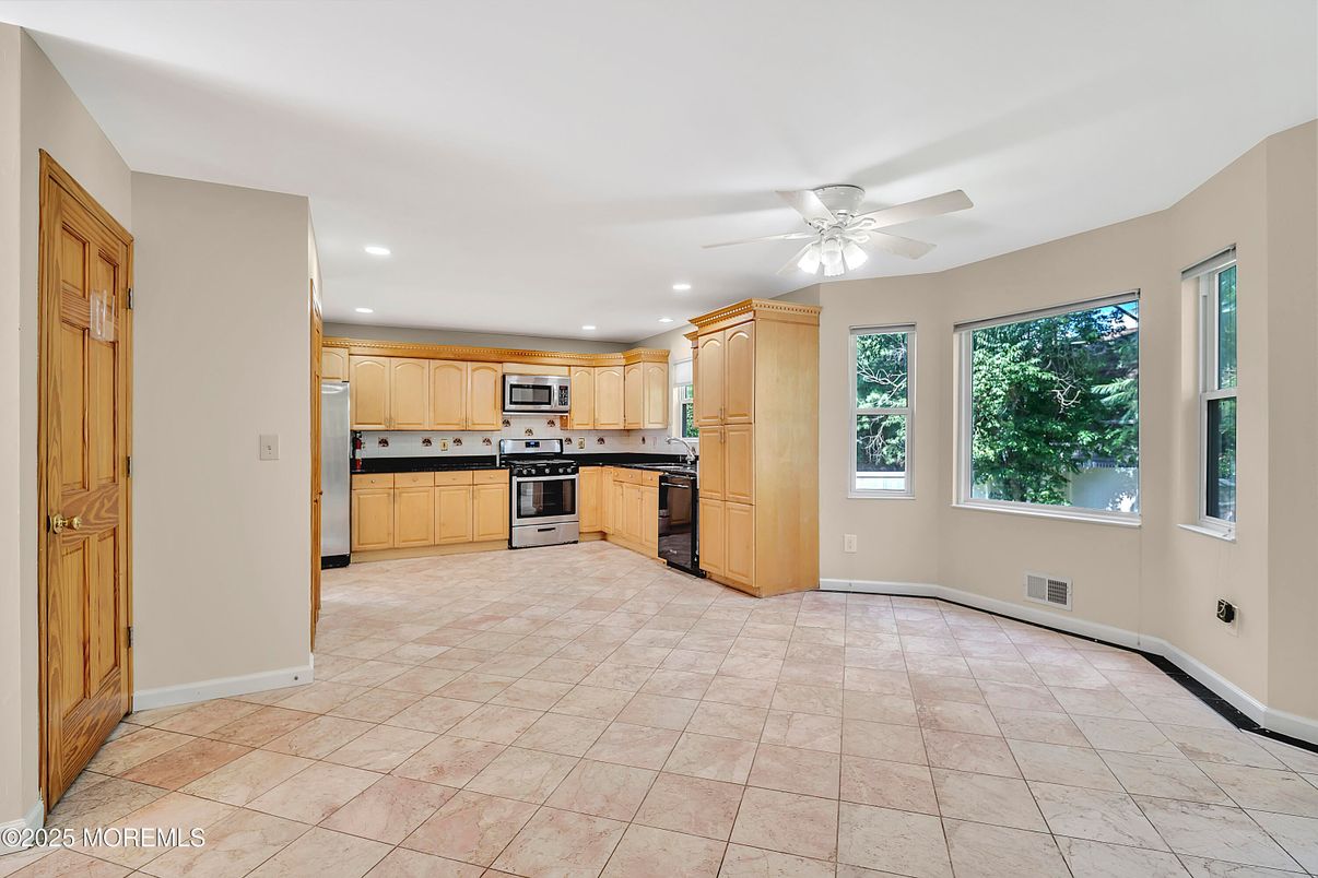 Interior, Kitchen, Recessed Lighting, Stainless Steel Appliances