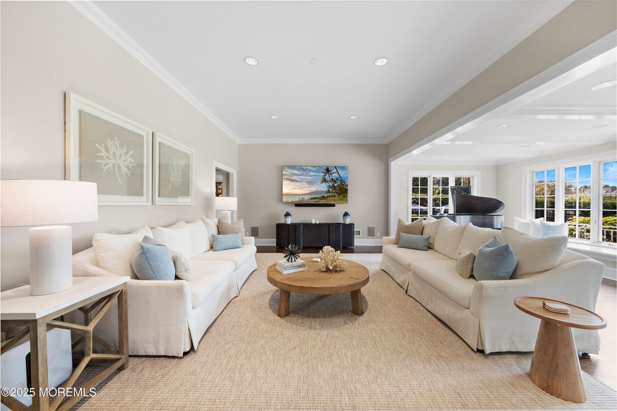 Interior, Living room, Piano, Recessed Lighting