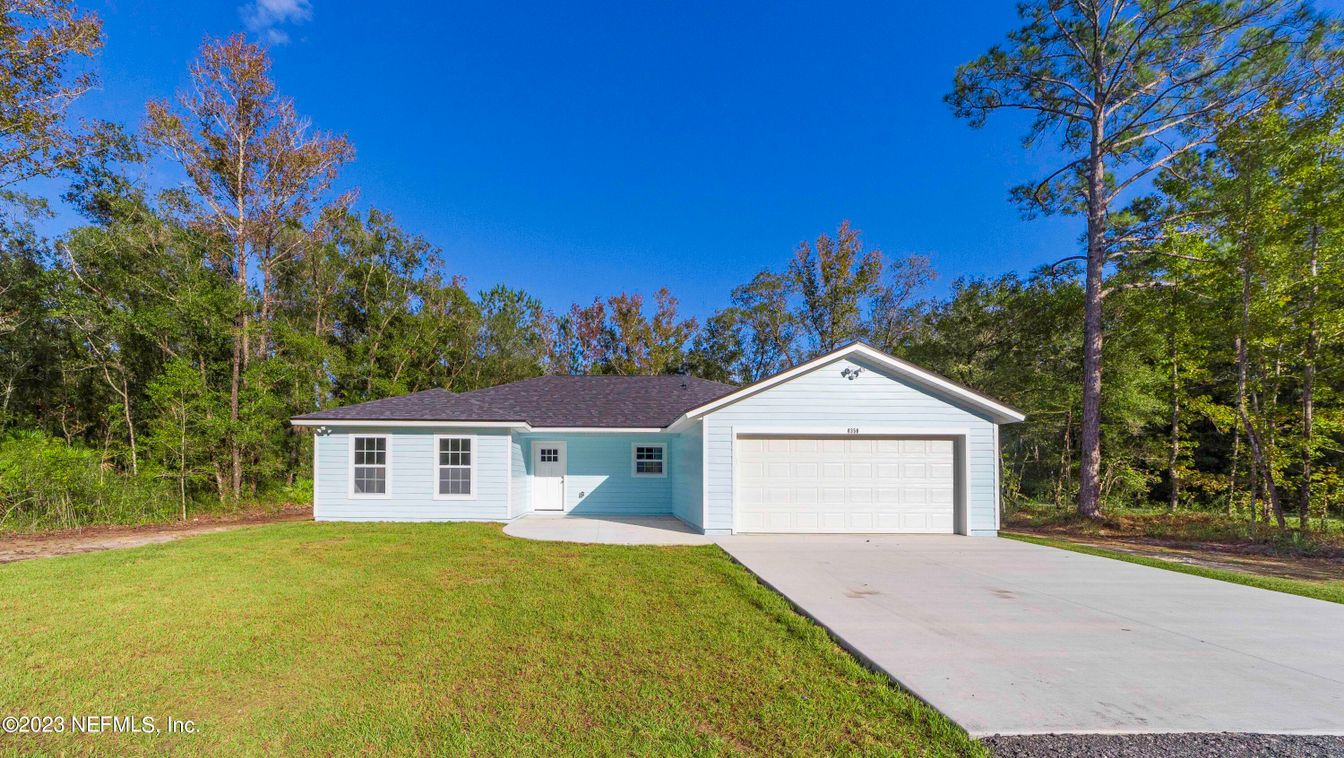 Attached, Backyard, Detached Garage, Exterior, Facade, Ranch