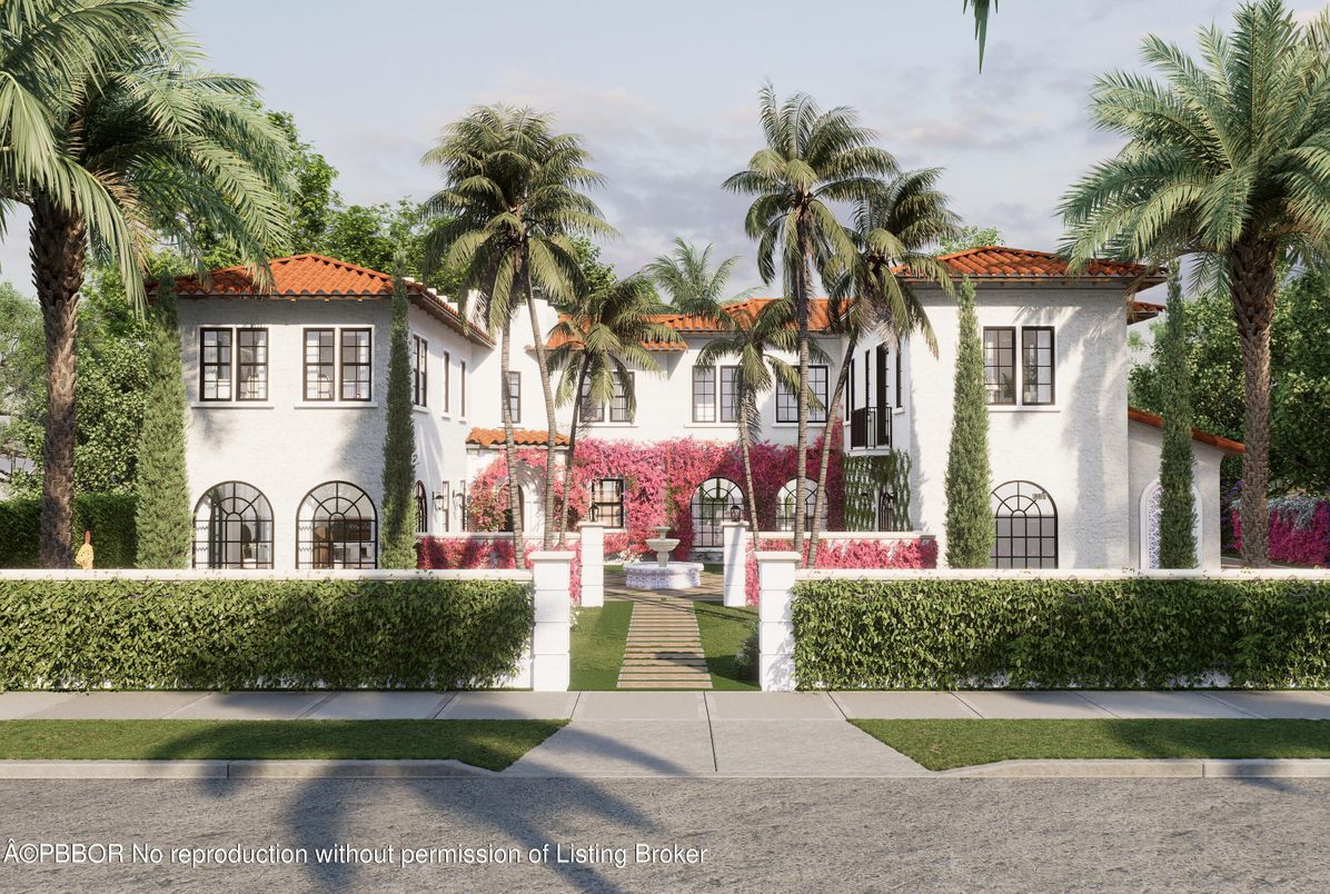 Exterior, Facade, Spanish Mediterranean