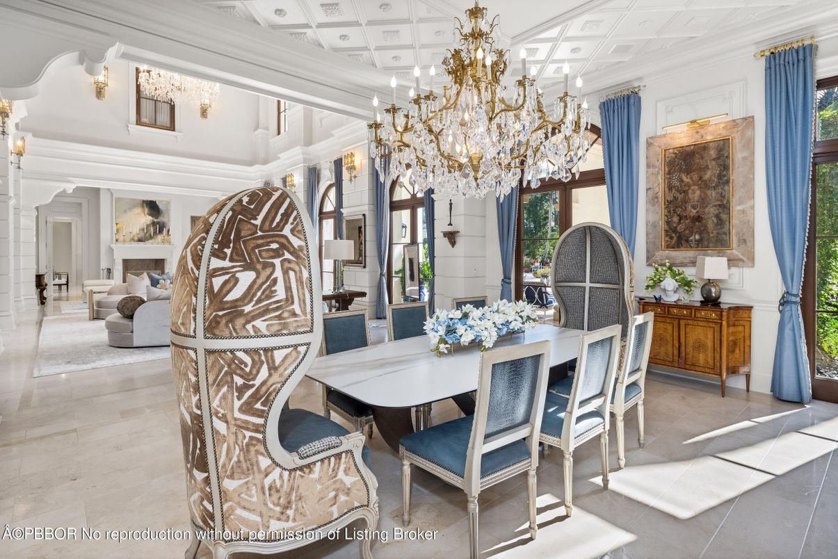 Chandelier, Dining room, Interior