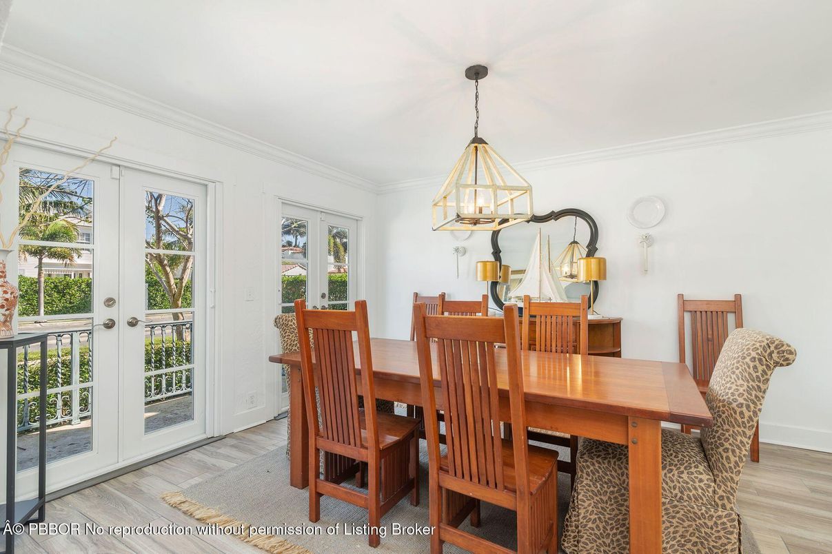 Dining room, Interior, Wood Texture Flooring