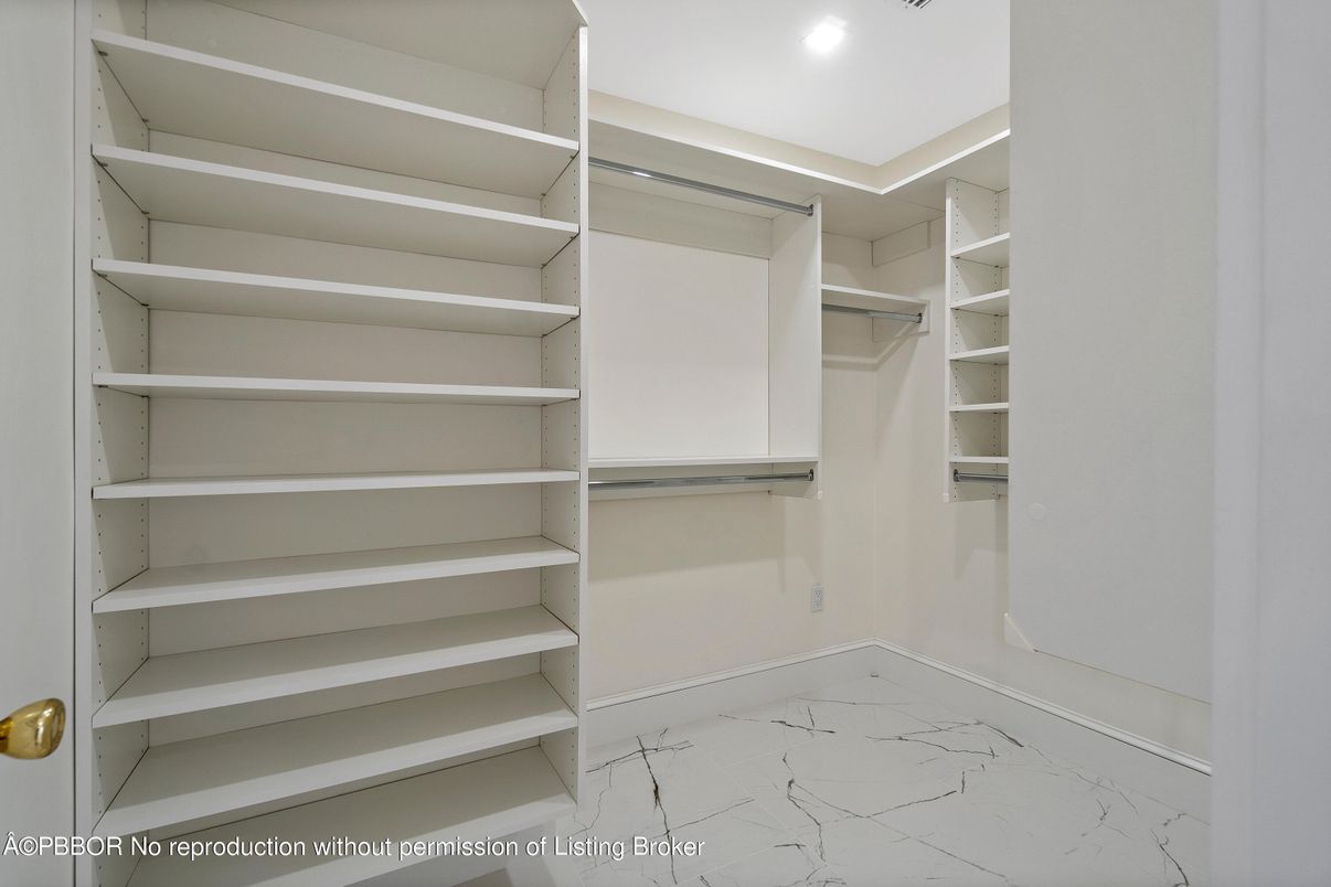 Interior, Marble, Recessed Lighting, Walk-in Closets