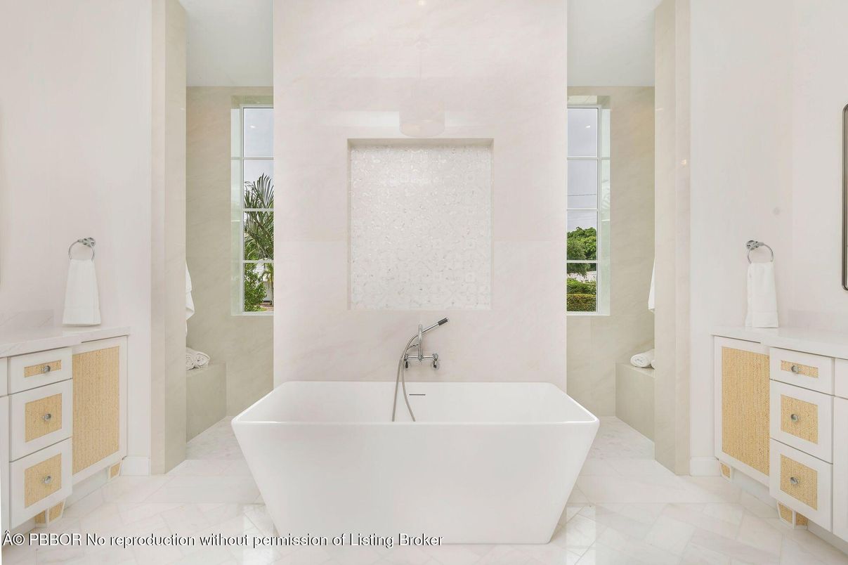 Bathroom, Free Standing Baths, Interior, Marble