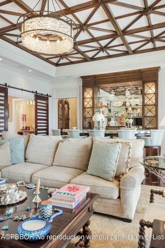 Chandelier, Interior, Living room, Recessed Lighting