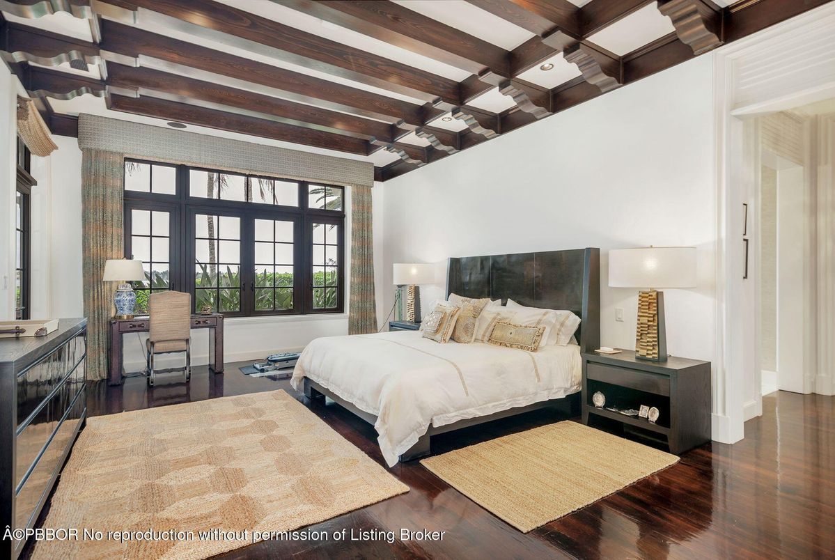 Bedroom, Interior, Wooden Beams, Wood Texture Flooring