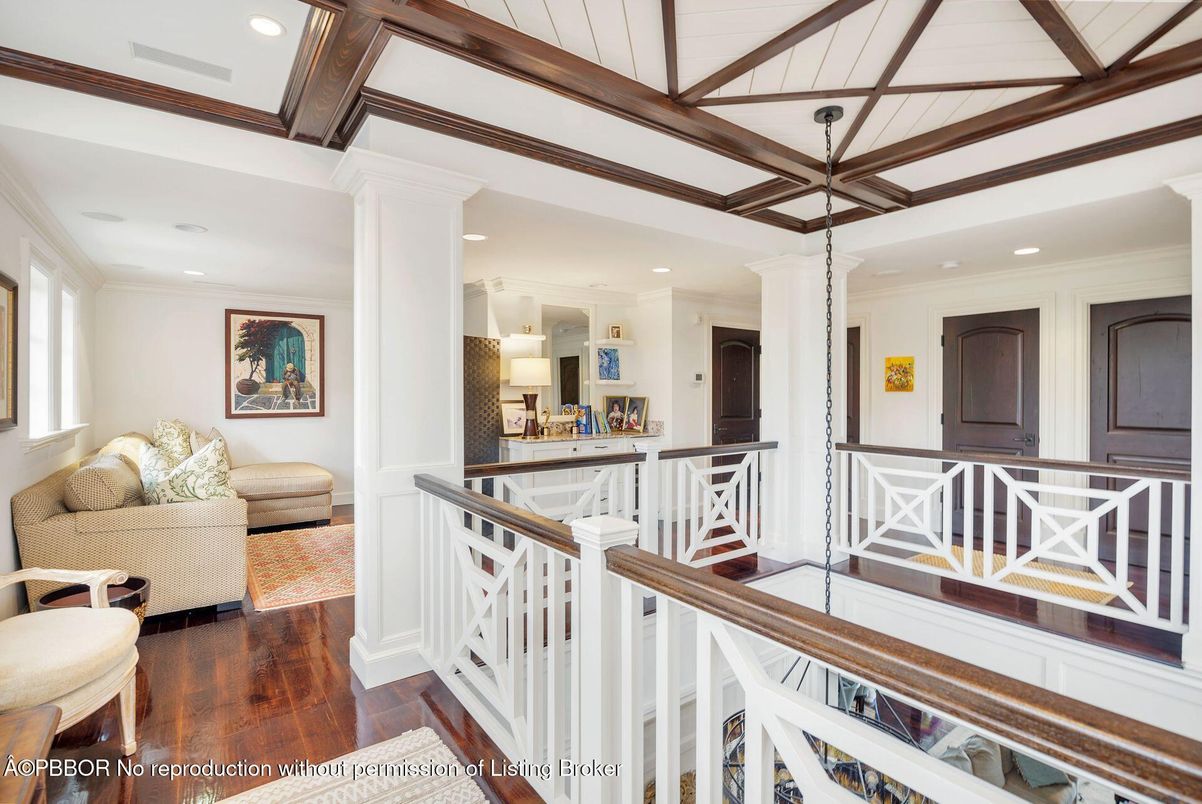 Interior, Pendant Lights, Recessed Lighting, Wooden Beams, Wood Texture Flooring