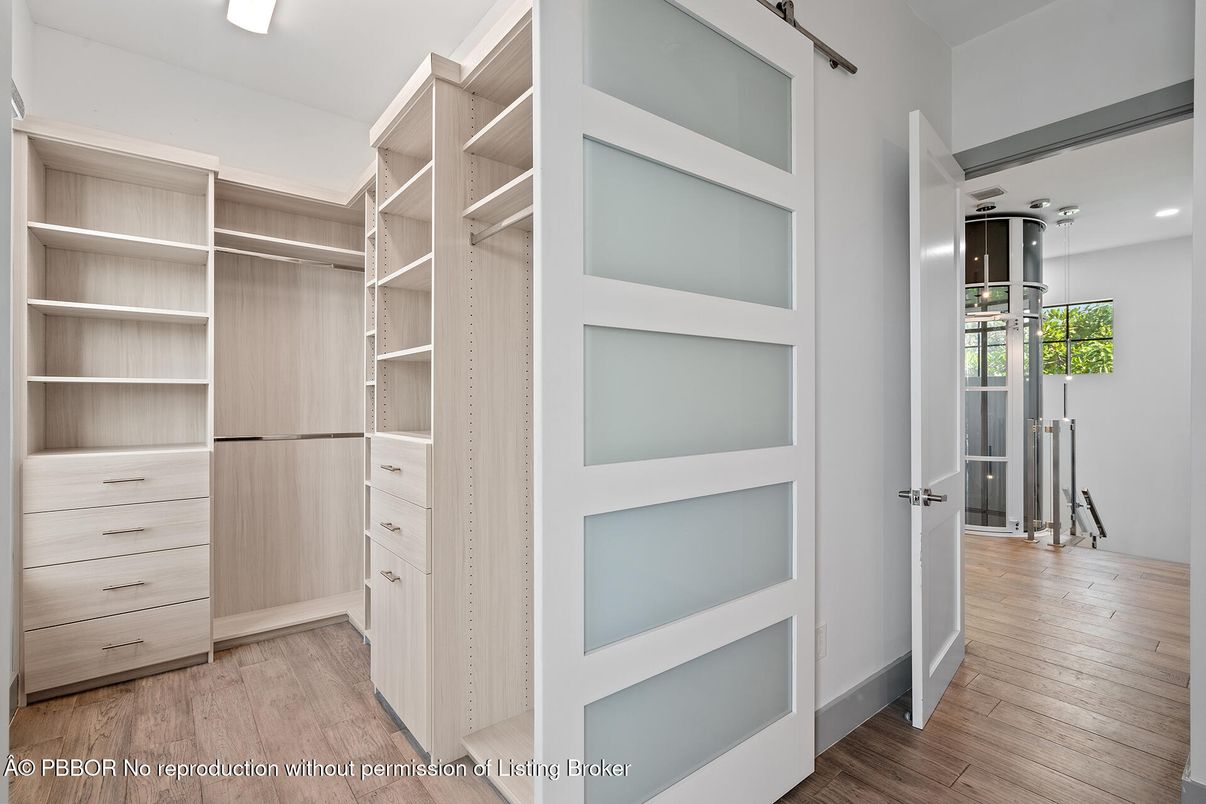 Interior, Recessed Lighting, Walk-in Closets, Wood Texture Flooring