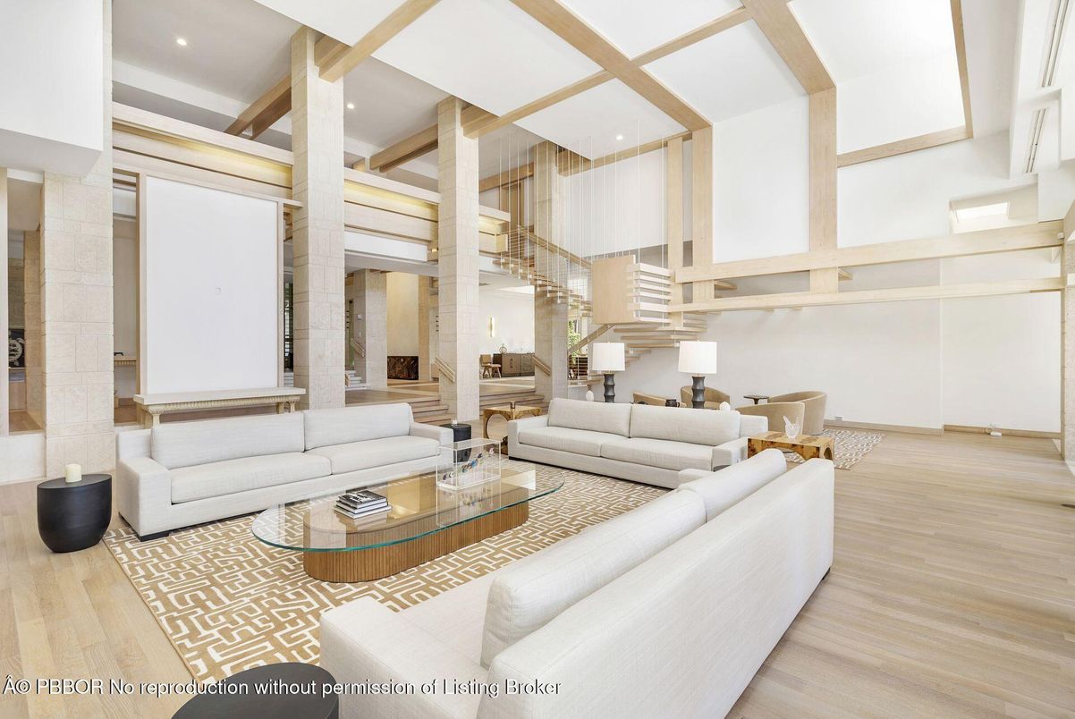 Interior, Living room, Pendant Lights, Recessed Lighting, Wood Texture Flooring