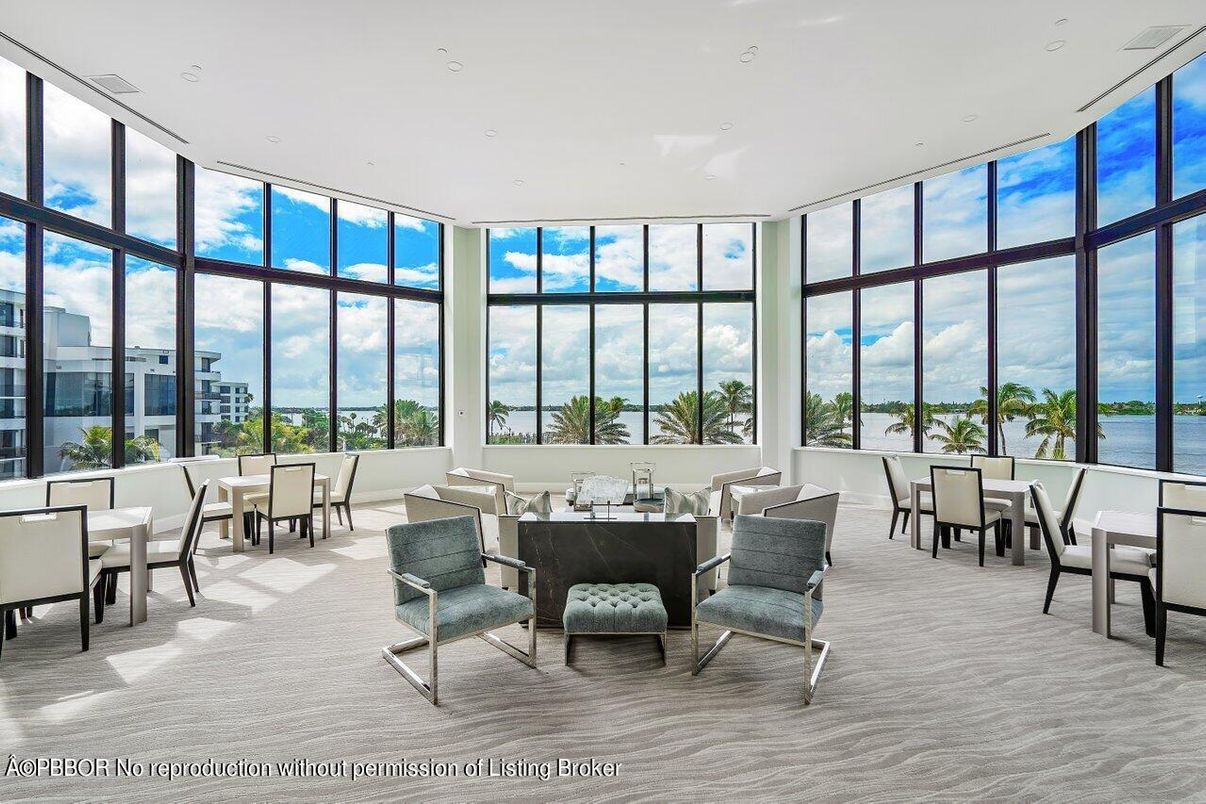 Dining room, Interior, Recessed Lighting, Sun Room, Water