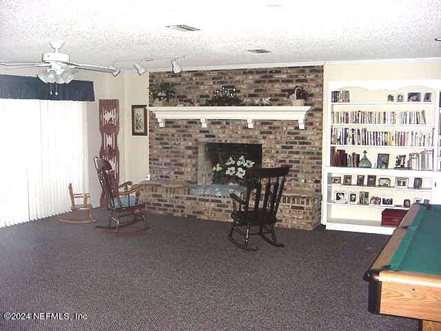 Fireplace, Interior, Stone Walls