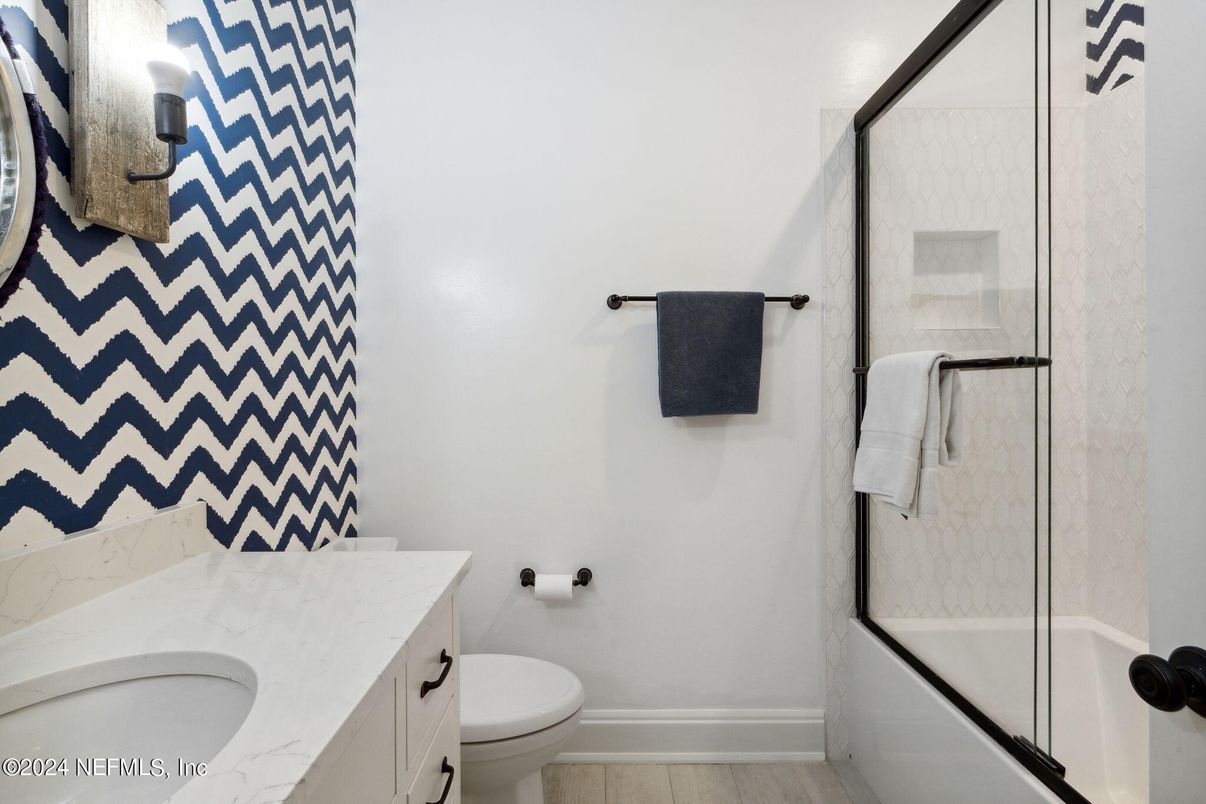 Bathroom, Glass Shower, Interior