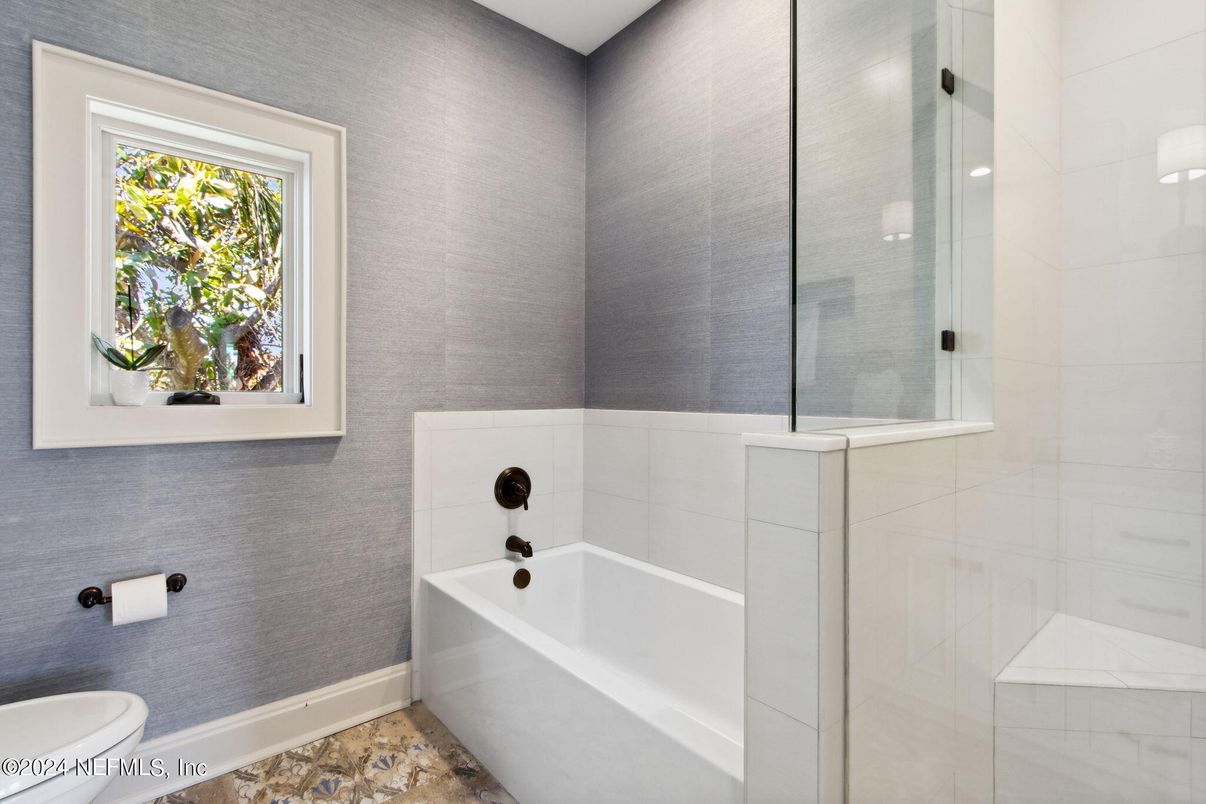 Bathroom, Glass Shower, Interior