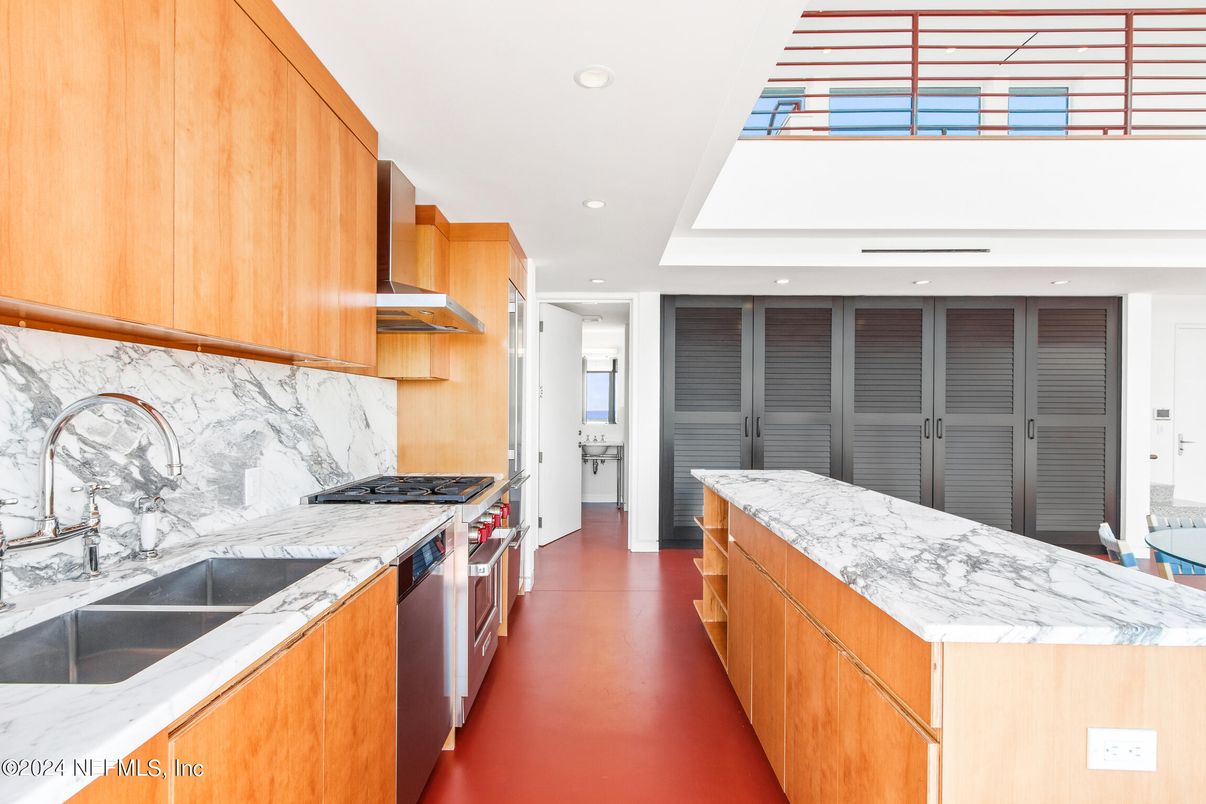 Interior, Kitchen, Recessed Lighting, Stainless Steel Appliances