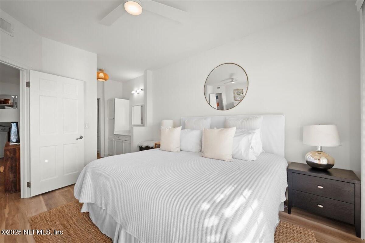 Bedroom, Interior, Wood Texture Flooring