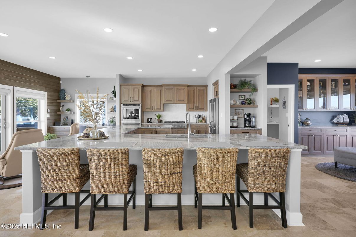 Interior, Kitchen, Recessed Lighting, Stainless Steel Appliances