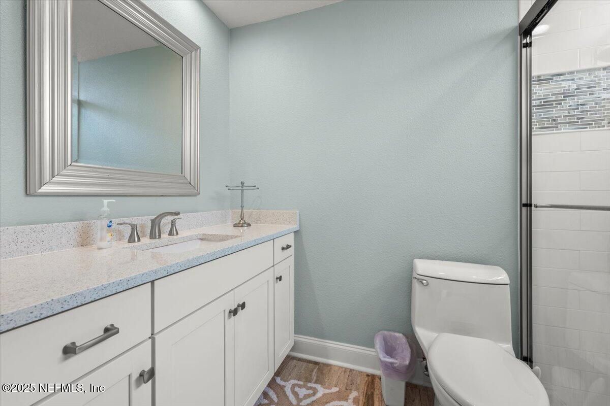 Bathroom, Interior, Wood Texture Flooring
