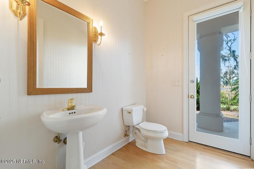 Bathroom, Interior, Wood Texture Flooring