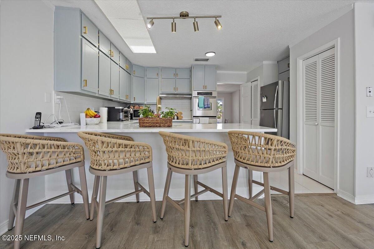 Interior, Kitchen, Wood Texture Flooring