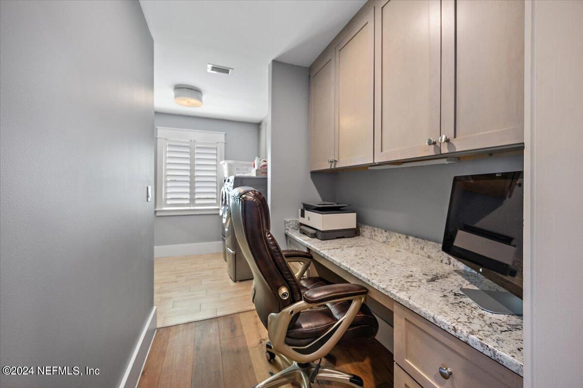 Home Office, Interior, Wood Texture Flooring