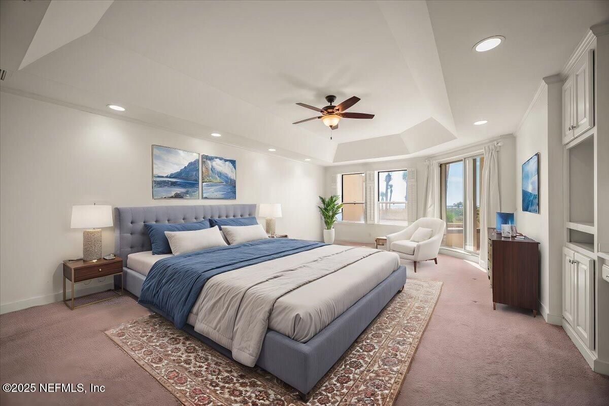 Bedroom, Interior, Recessed Lighting