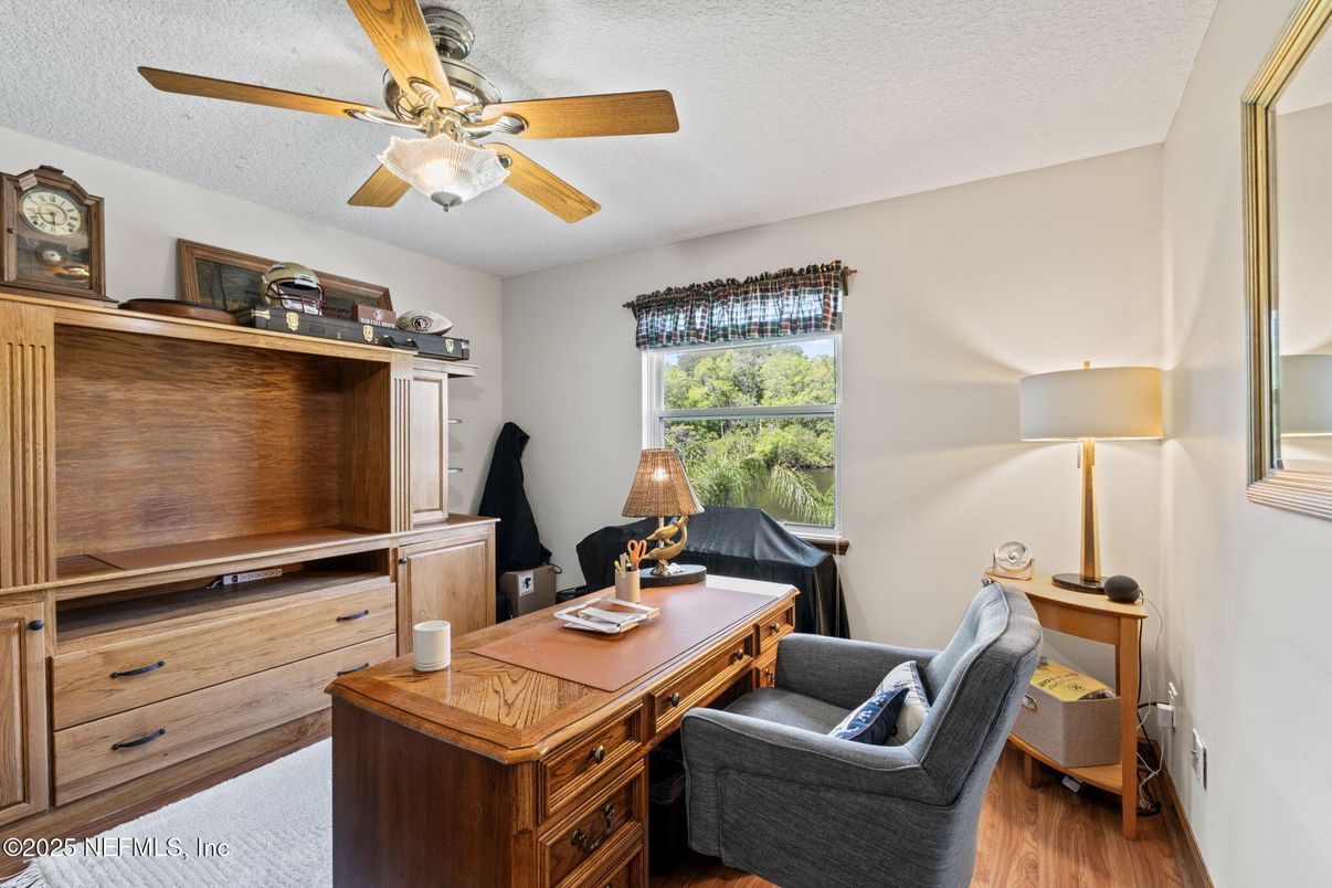 Home Office, Interior, Wood Texture Flooring