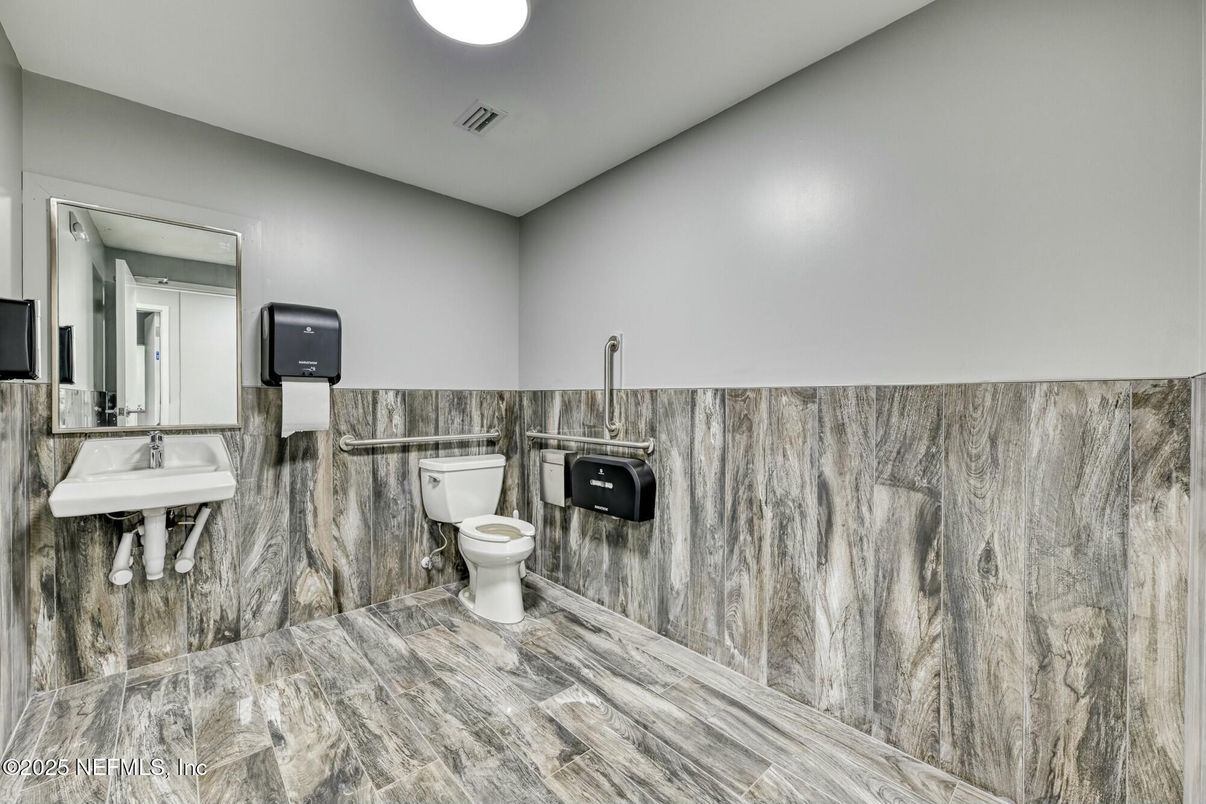 Bathroom, Interior, Wood Texture Flooring