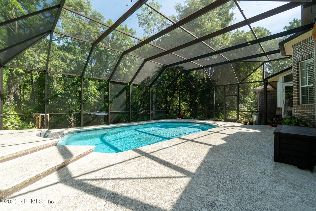Glass Ceilings, Interior, Pool, Stone Walls, Sun Room
